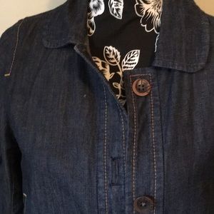 gap denim swing jacket